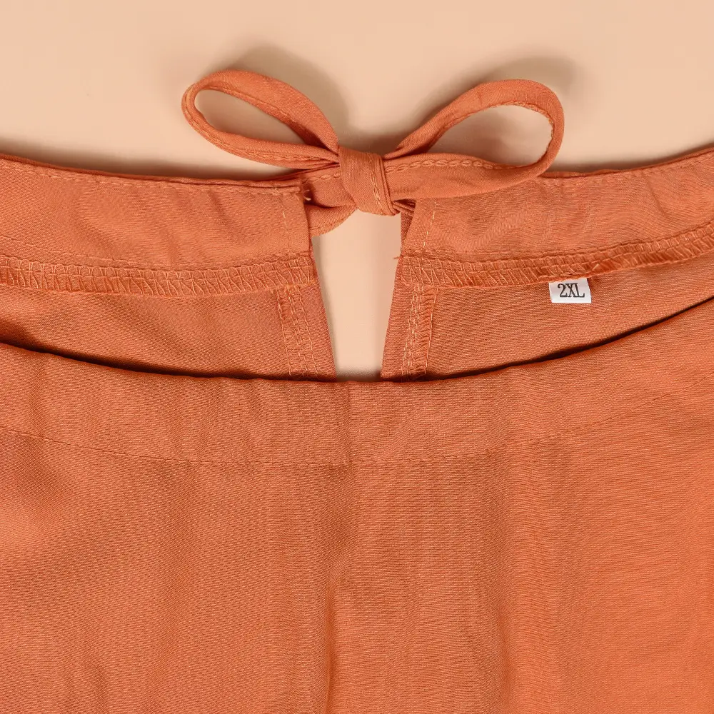 Women's Orange Waist Suspender Dress Party Wear — feature 19