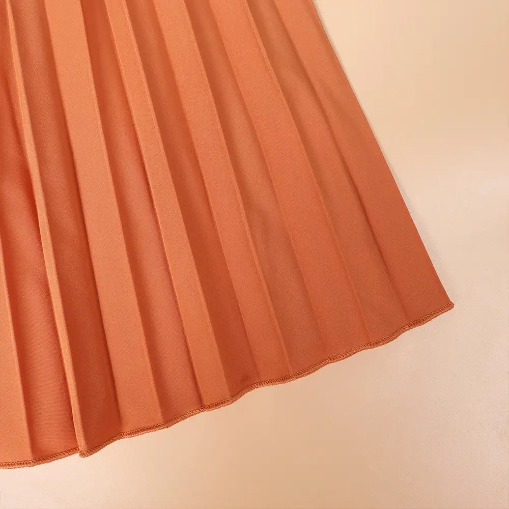 Women's Orange Waist Suspender Dress Party Wear — feature 22