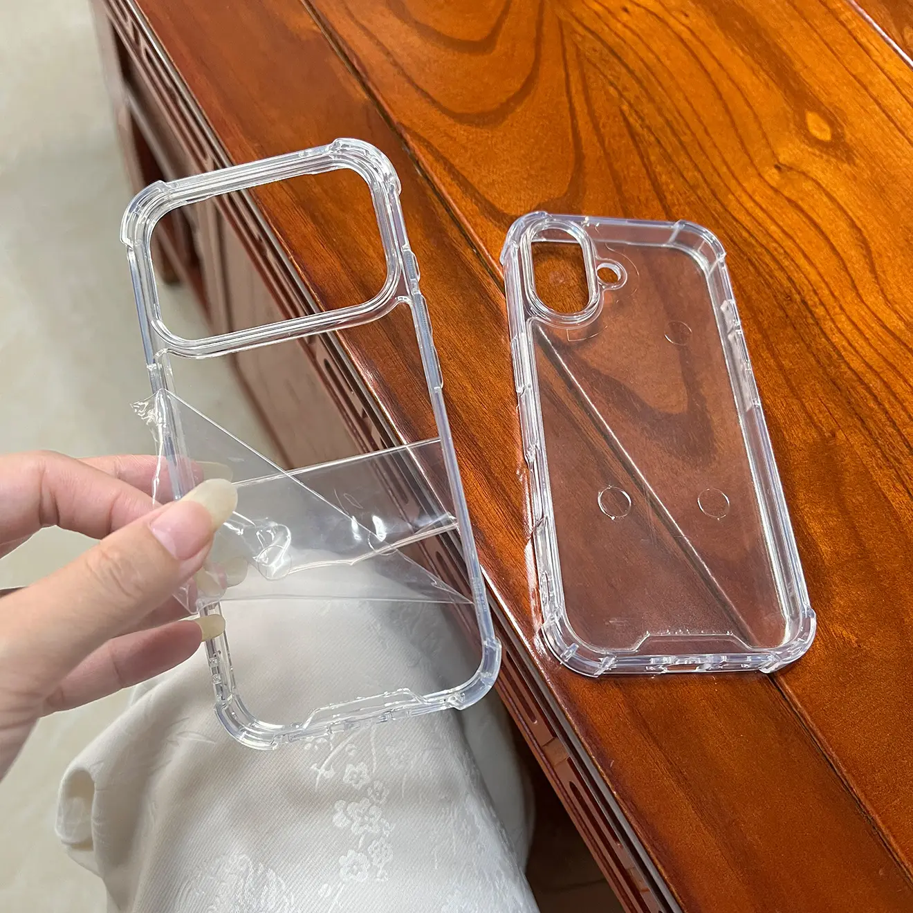 Transparent 16-Corner iPhone 15 Case Anti-Fall X/X XS - Image 3