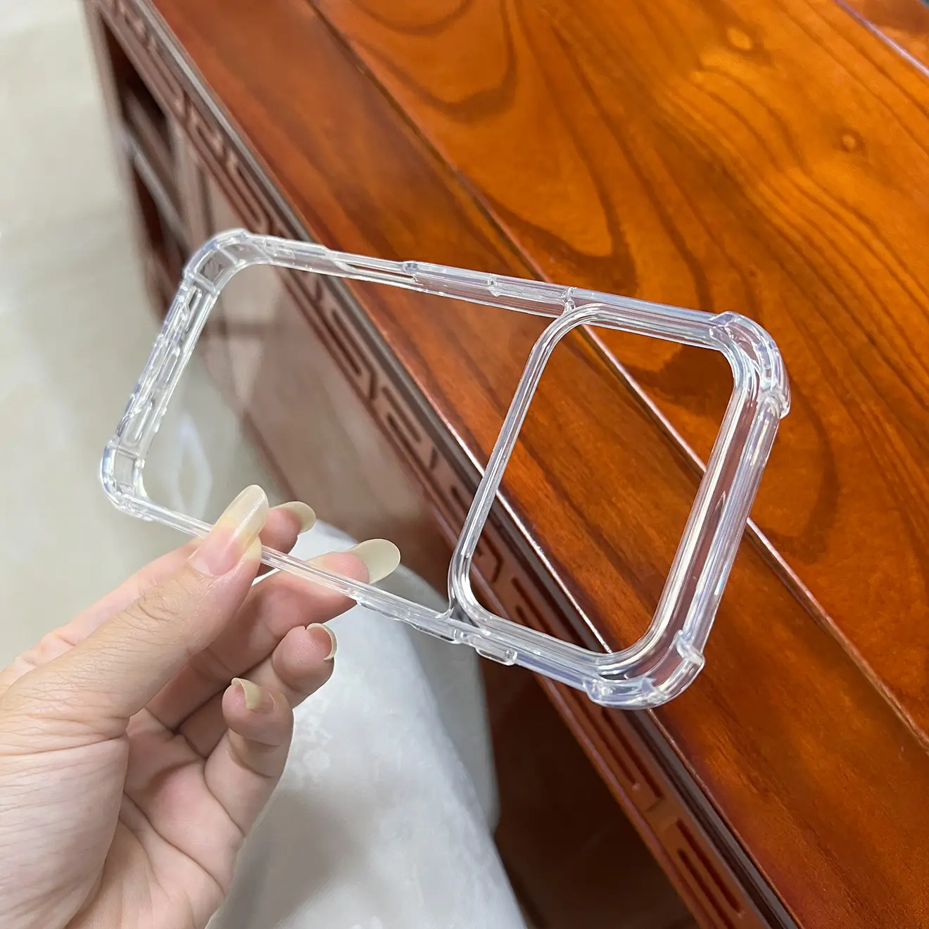 Transparent 16-Corner iPhone 15 Case Anti-Fall X/X XS — feature 5