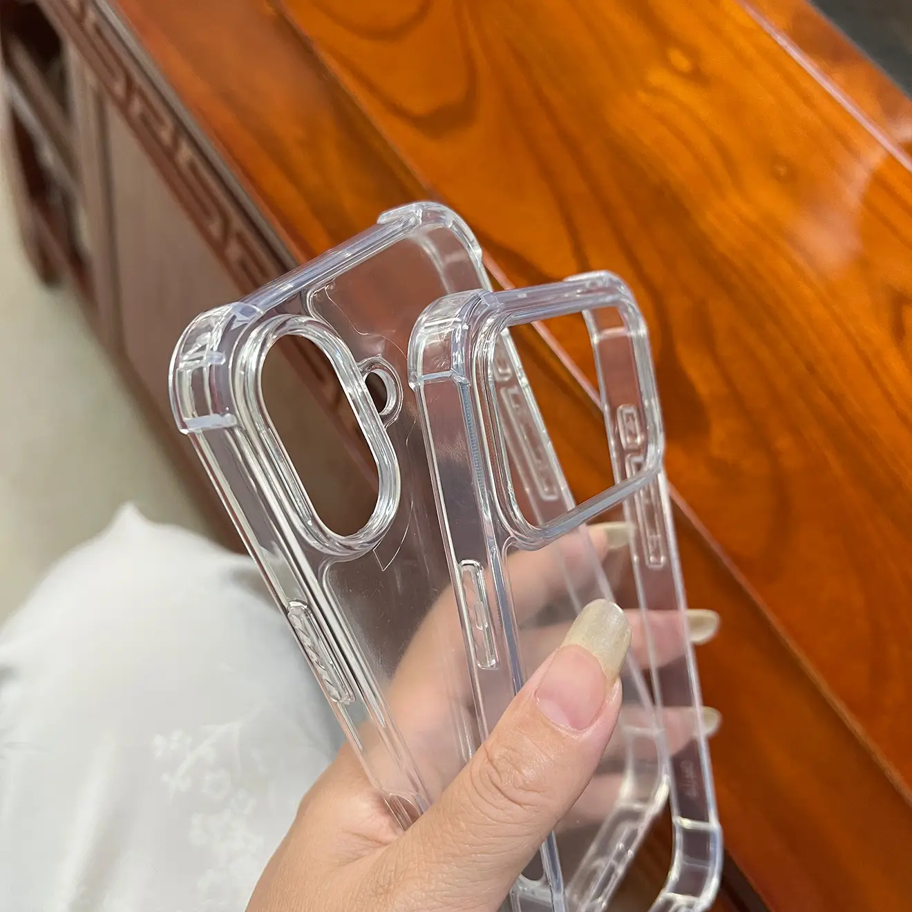 Transparent 16-Corner iPhone 15 Case Anti-Fall X/X XS — feature 7