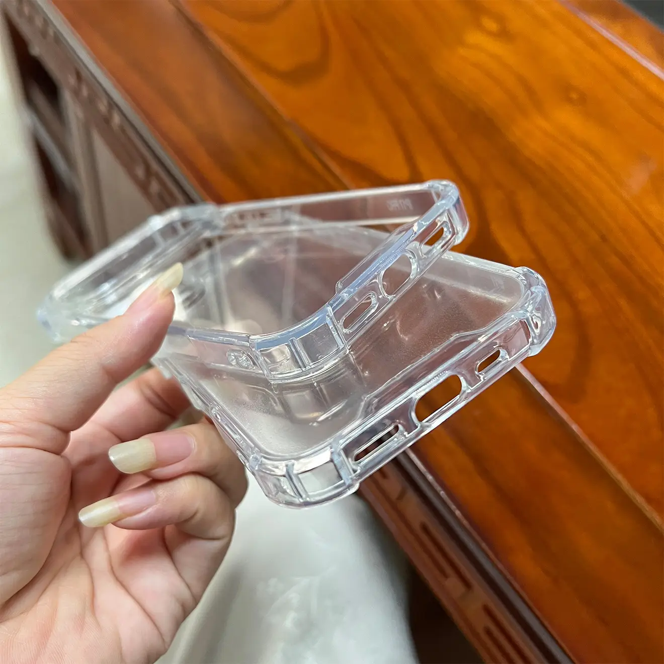 Transparent 16-Corner iPhone 15 Case Anti-Fall X/X XS — feature 8