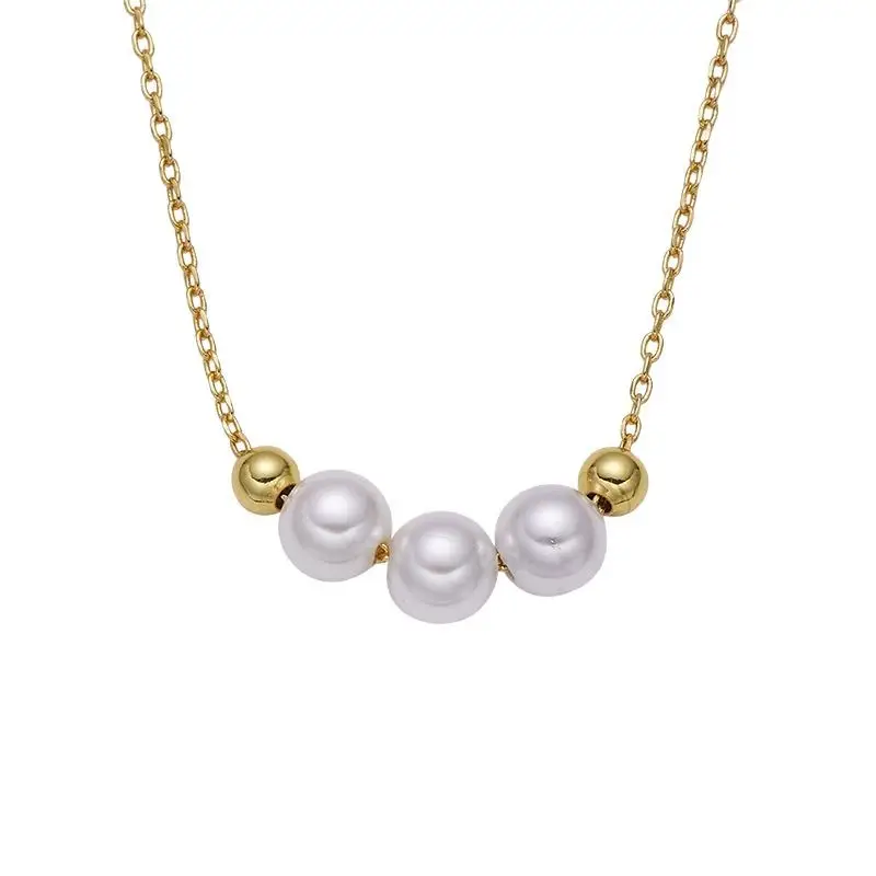 Trendy Pearl Baroque Necklace for Women