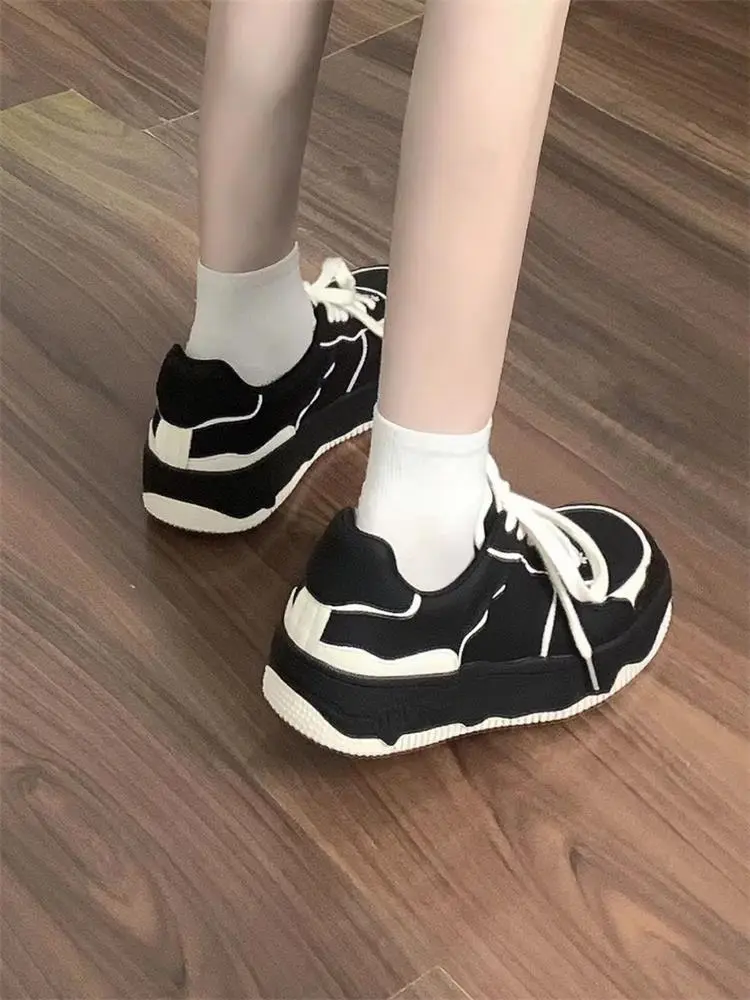 Black Casual Panda Shoes Women Summer 2023 — feature 4