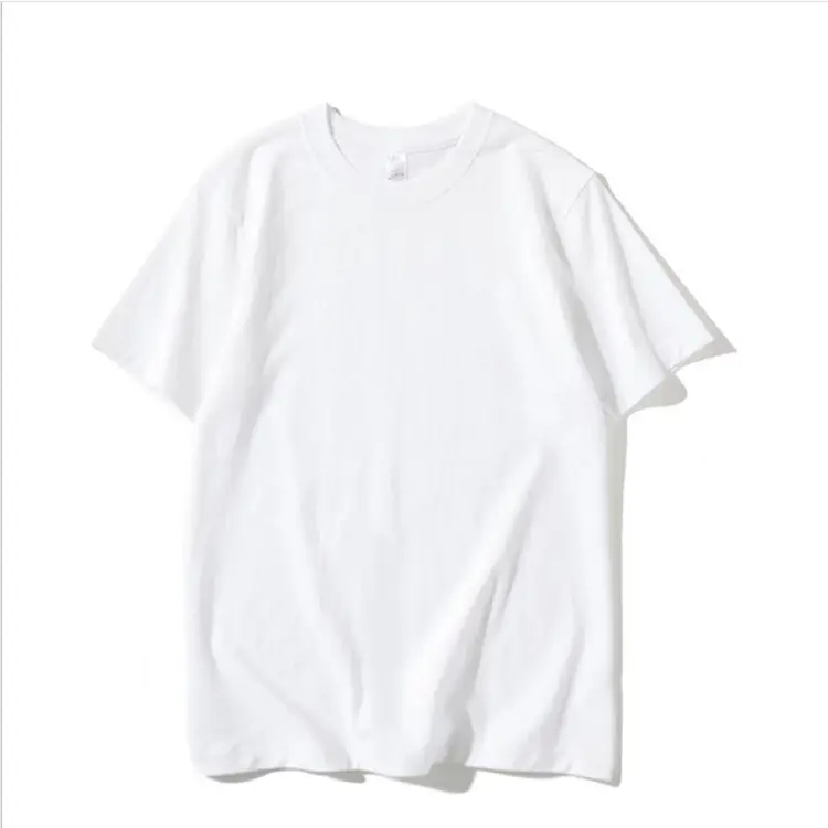 Pure Cotton Loose White T-Shirt for Men Summer - Image 7