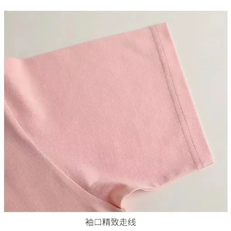 Pure Cotton Loose White T-Shirt for Men Summer — feature 8