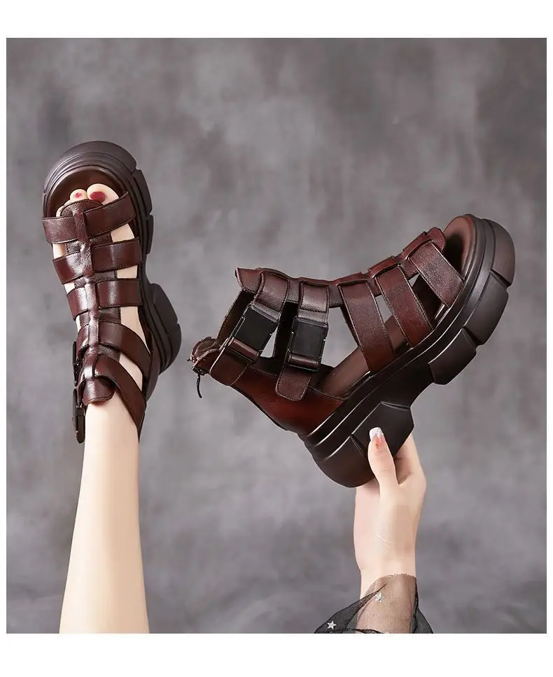 Black Cut Out Wedge Sandals for Women 2023 — feature 8