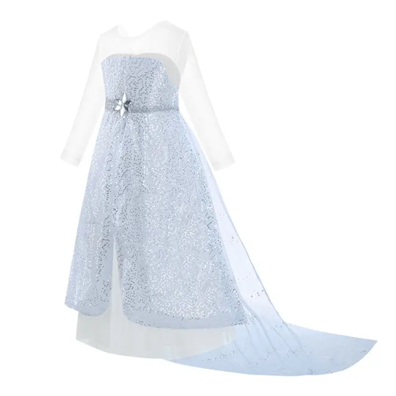 Elsa Ice Crown with Blue Tassels for Girls — feature 2