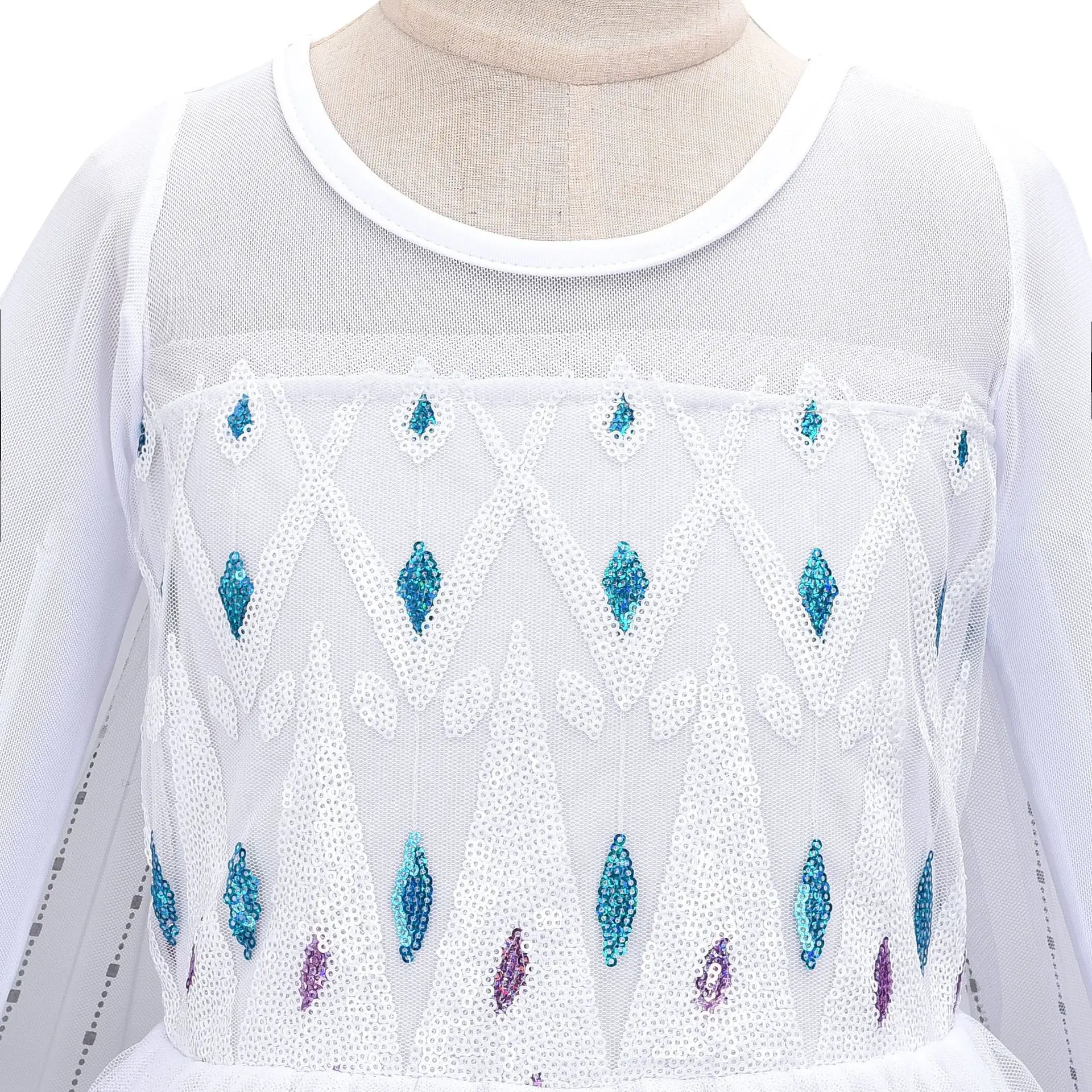 Elsa Ice Crown with Blue Tassels for Girls — feature 24