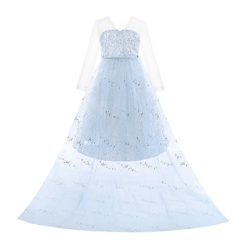 Elsa Ice Crown with Blue Tassels for Girls — feature 3