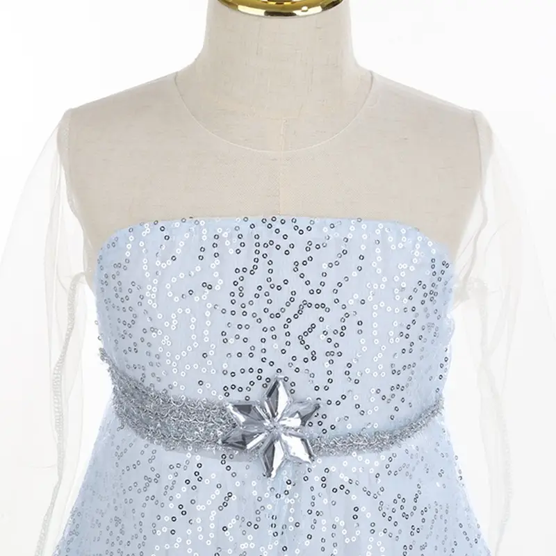 Elsa Ice Crown with Blue Tassels for Girls — feature 4