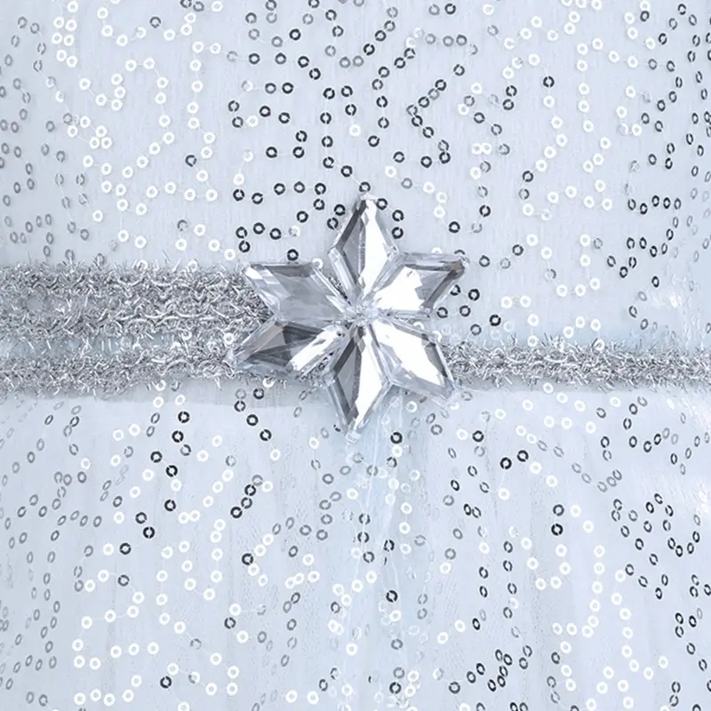 Elsa Ice Crown with Blue Tassels for Girls — feature 5