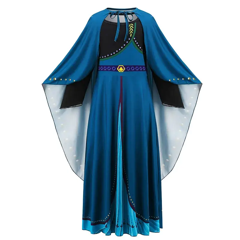 Elsa Ice Crown with Blue Tassels for Girls - Image 12