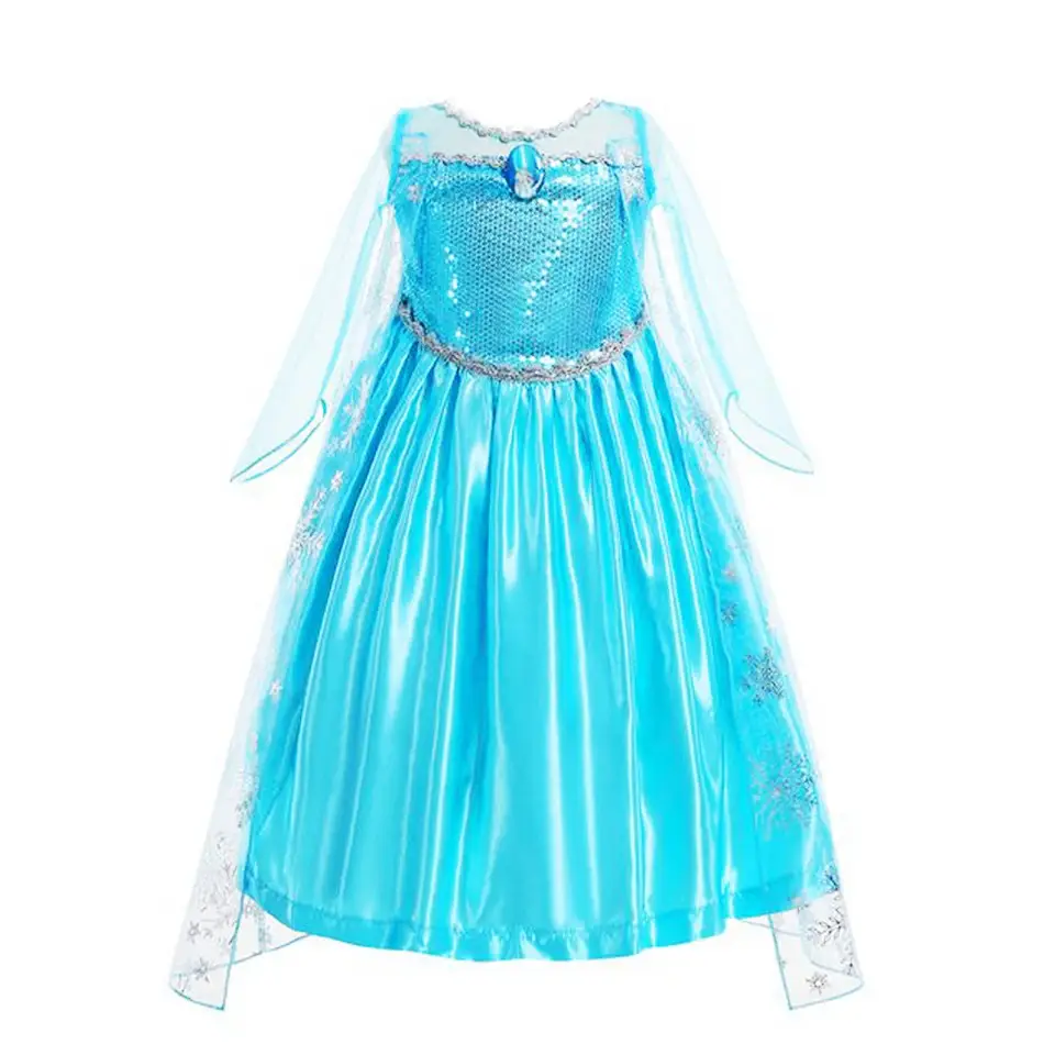 Elsa Ice Crown with Blue Tassels for Girls - Image 15