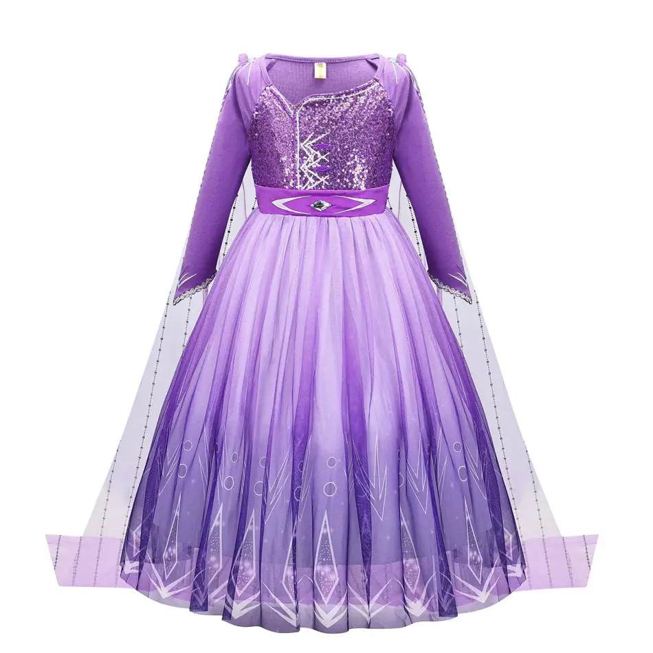 Elsa Ice Crown with Blue Tassels for Girls - Image 16