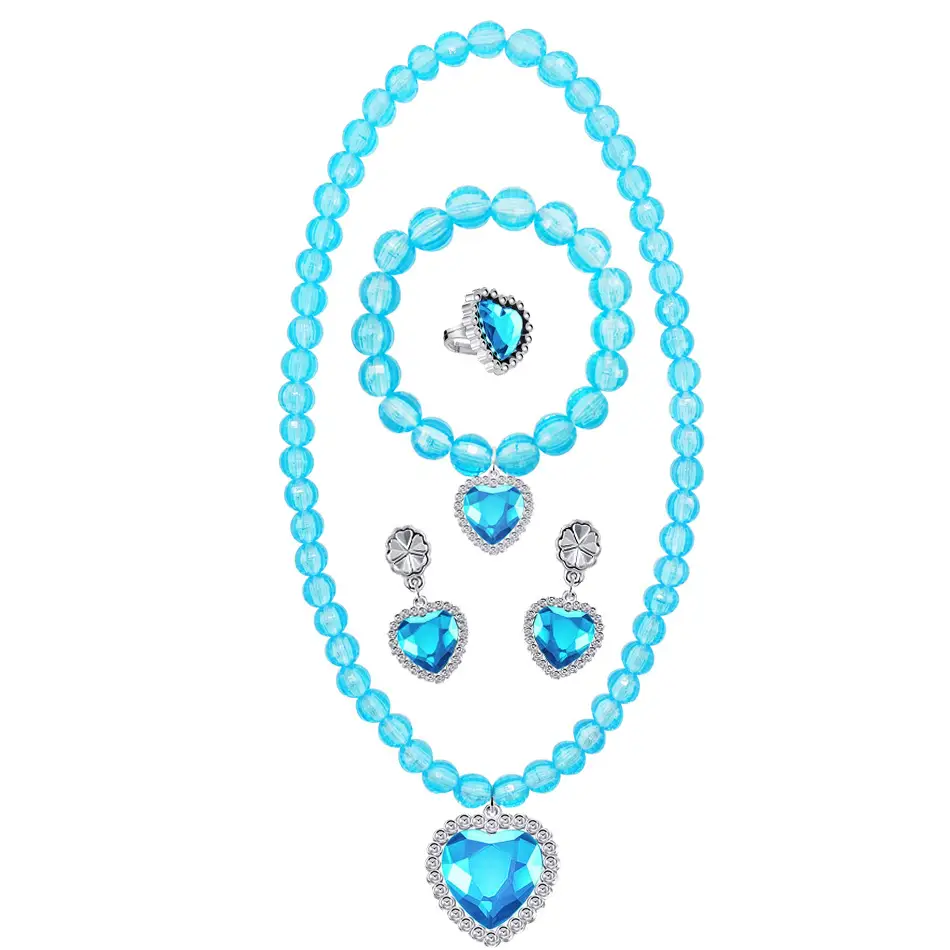 Elsa Ice Crown with Blue Tassels for Girls - Image 19