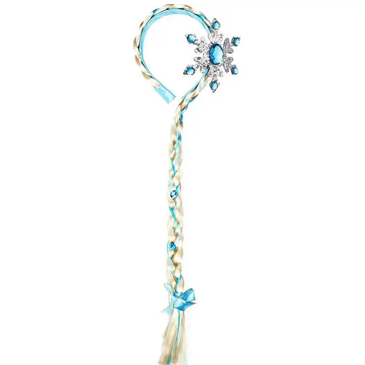 Elsa Ice Crown with Blue Tassels for Girls - Image 22