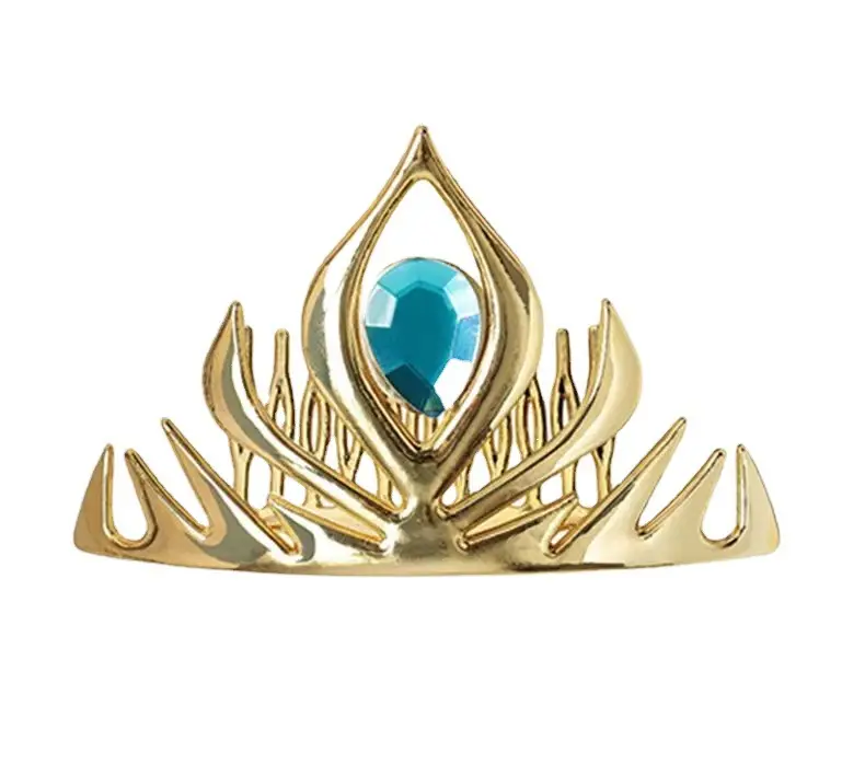 Elsa Ice Crown with Blue Tassels for Girls - Image 23