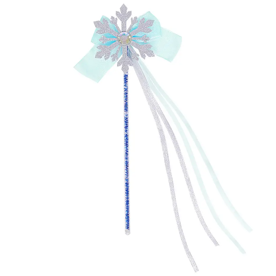 Elsa Ice Crown with Blue Tassels for Girls - Image 30