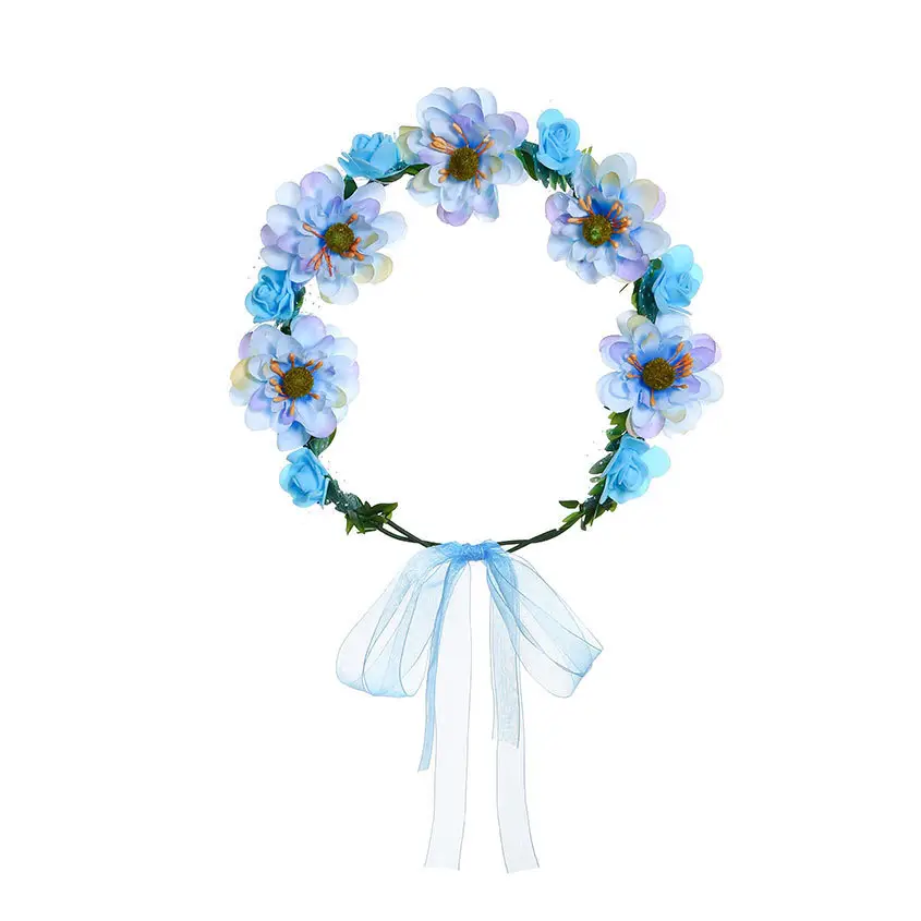 Elsa Ice Crown with Blue Tassels for Girls - Image 31