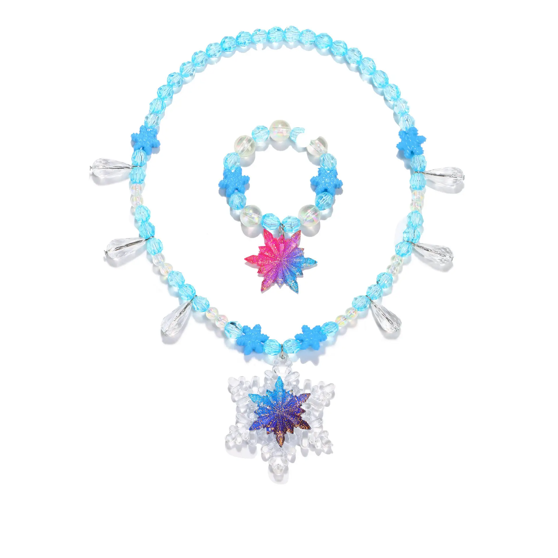 Elsa Ice Crown with Blue Tassels for Girls - Image 34