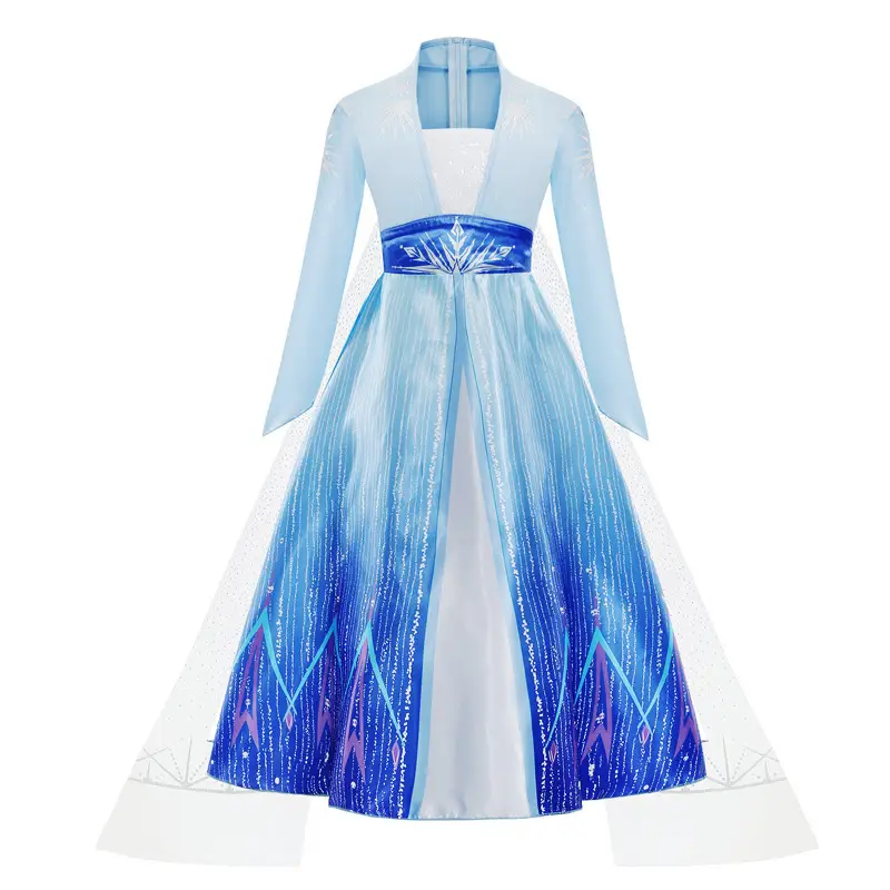 Elsa Ice Crown with Blue Tassels for Girls - Image 9