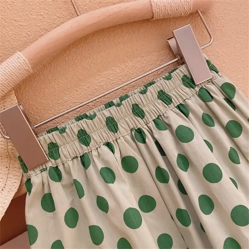Girls Sleeveless Polka Dot Suit 2024 — feature 16