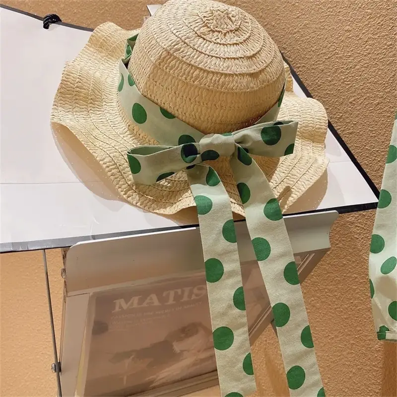 Girls Sleeveless Polka Dot Suit 2024 — feature 8