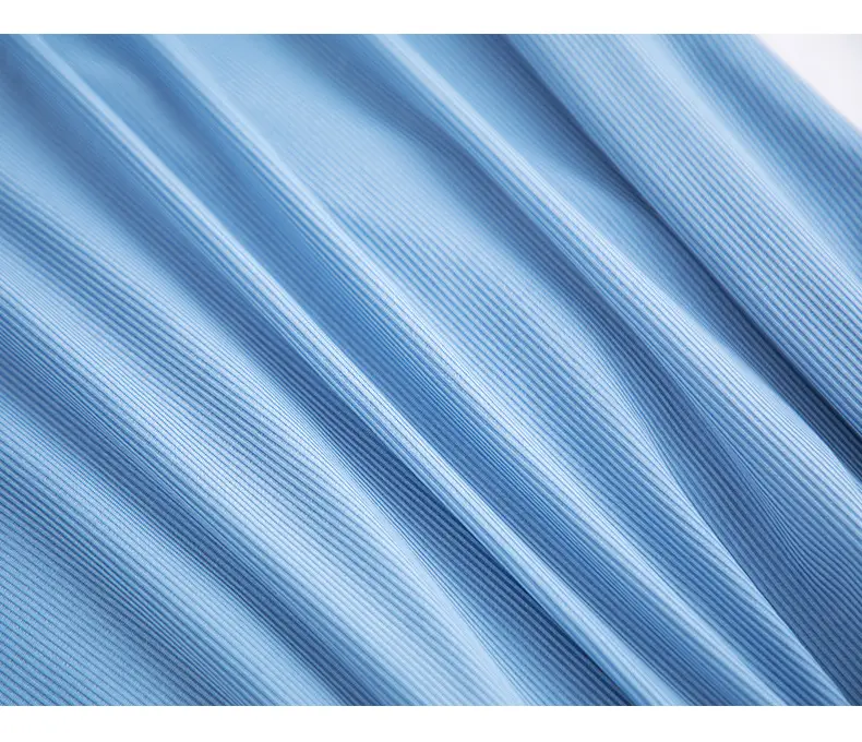 Women Ice Silk Long Dress Summer Casual Home Wear — feature 12