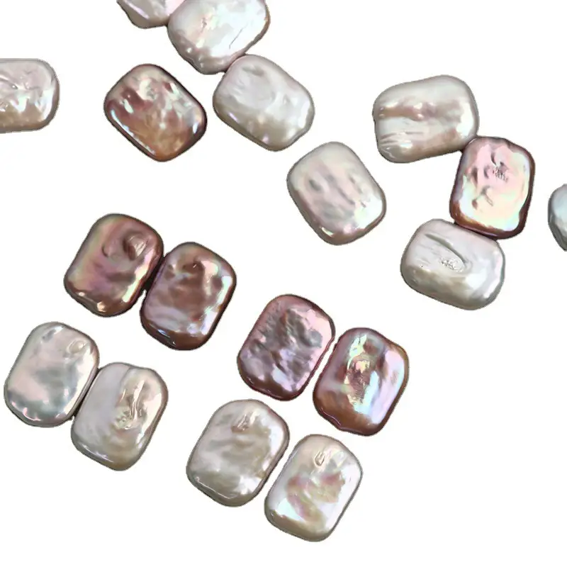 Natural Pearl Baroque Square Loose Beads