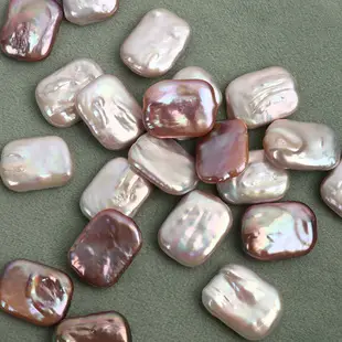 Natural Pearl Baroque Square Loose Beads — feature 3