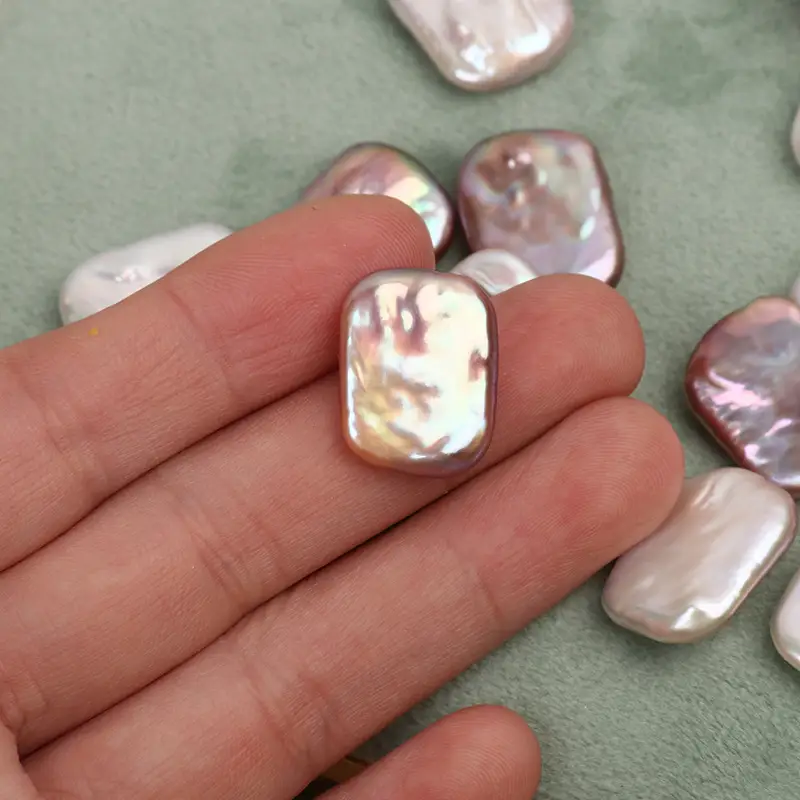 Natural Pearl Baroque Square Loose Beads