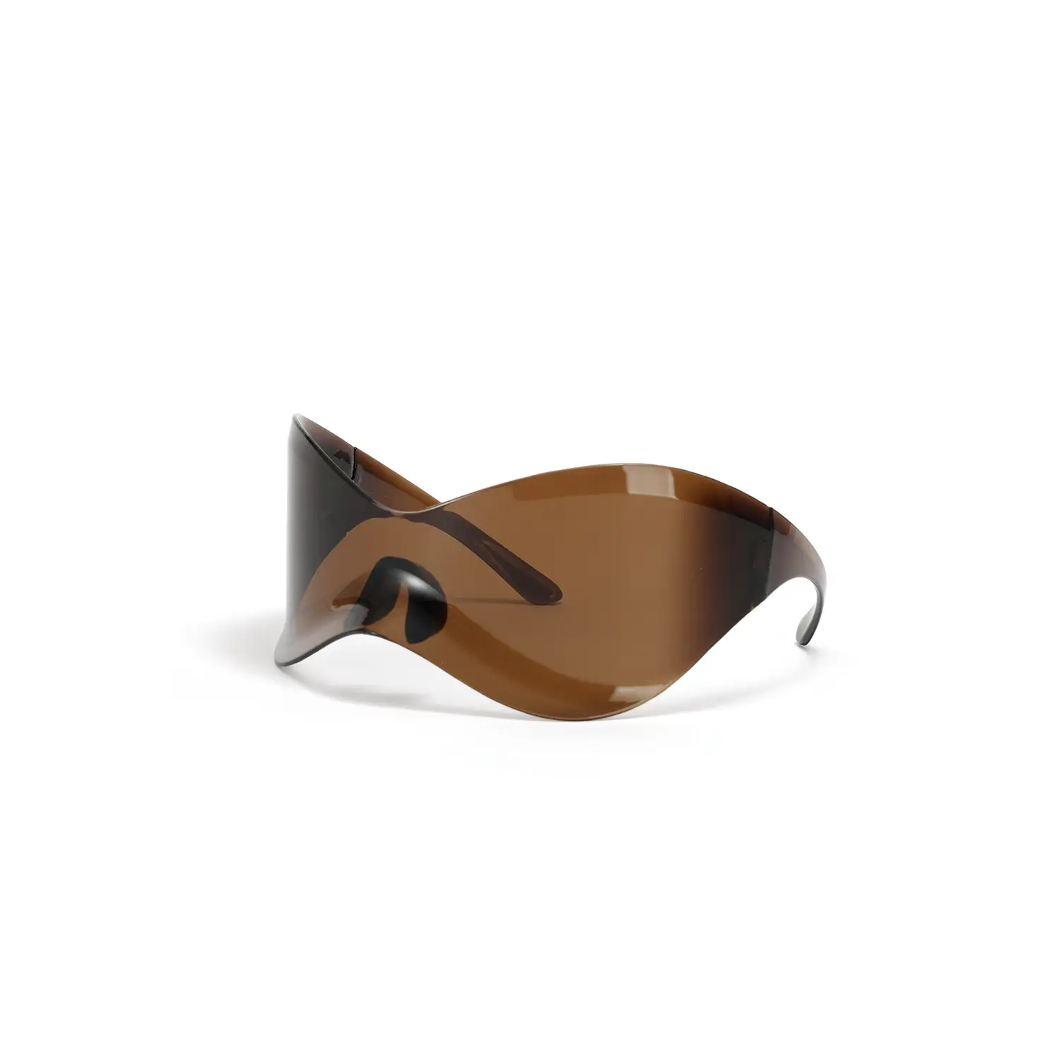 Xunge Alien Sunglasses Men Women Y2K Party Wear Yellow