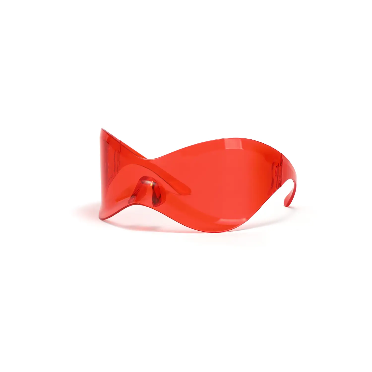 Xunge Alien Sunglasses Men Women Y2K Party Wear Yellow