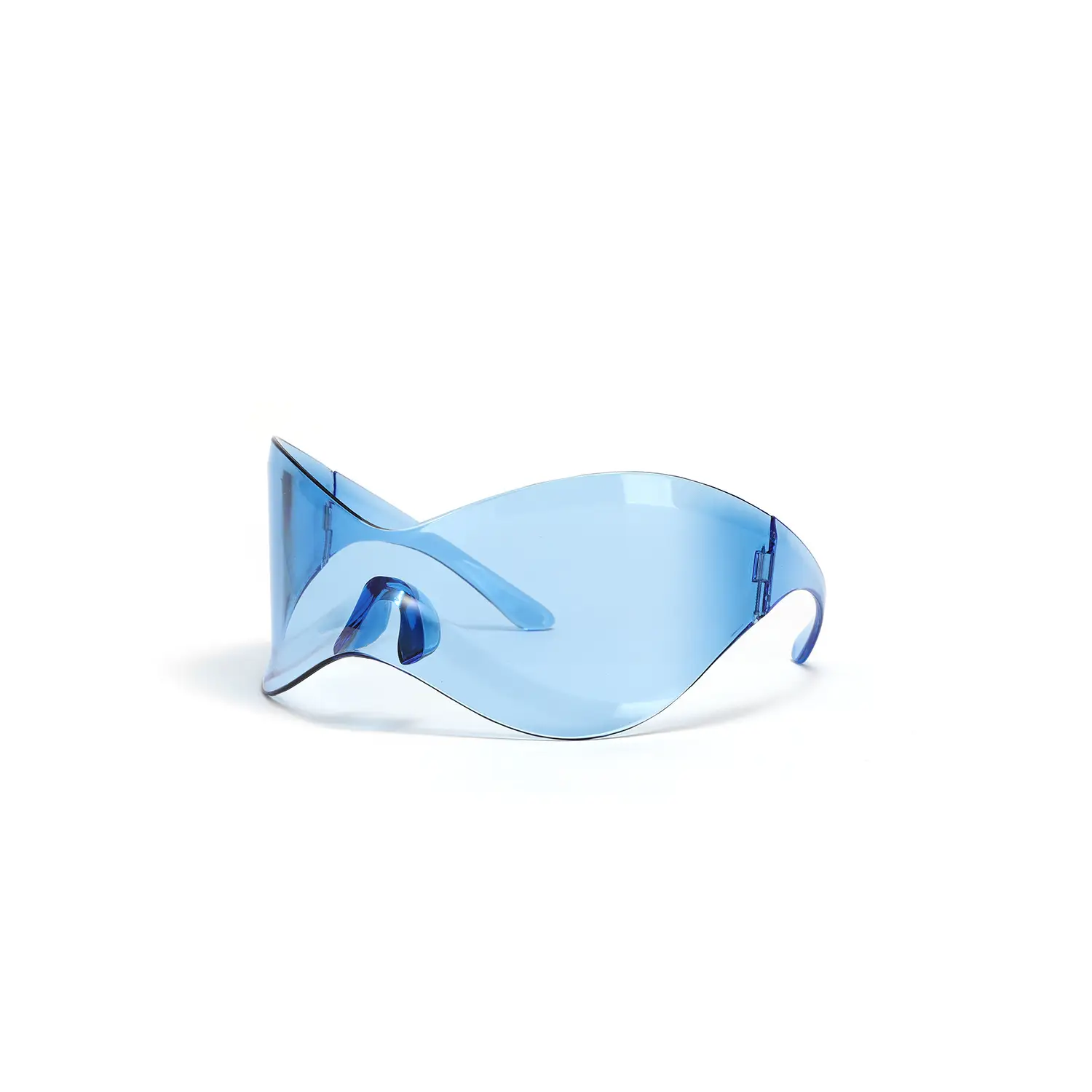Xunge Alien Sunglasses Men Women Y2K Party Wear Yellow