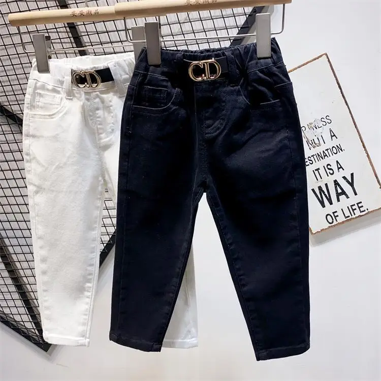 Children Black Stretch Jeans 2-7 Wear AA12183 — feature 7