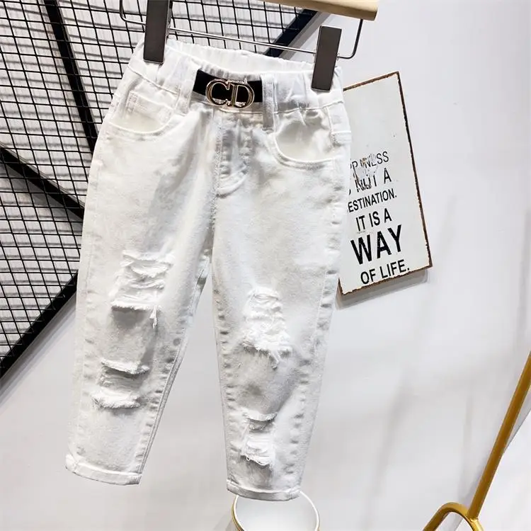 Children Black Stretch Jeans 2-7 Wear AA12183 - Image 4