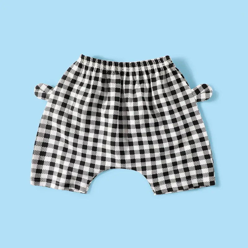 Blue Sheep Print Cotton Shorts for Boys Girls Summer - Image 5