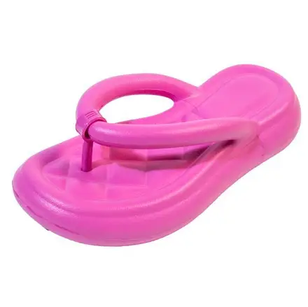 Women's Green Thick Bottom Flip Flops Waterproof Indoor