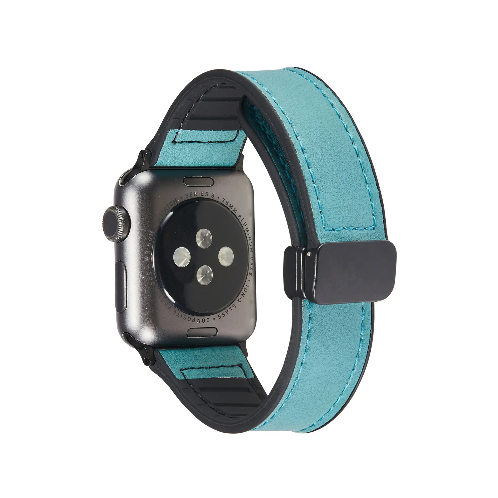 Apple Watch8 Magnetic Silicone Strap Black — feature 10