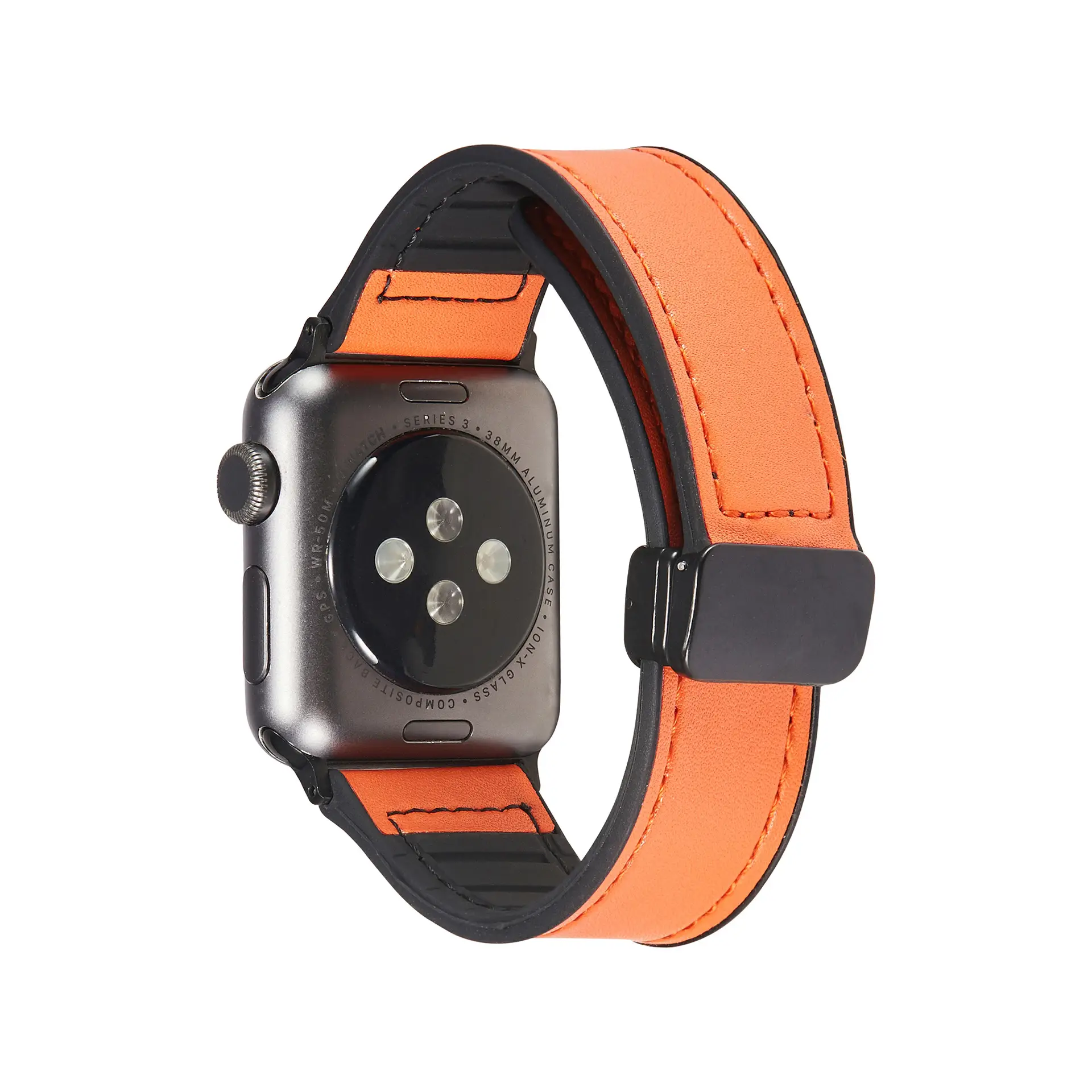Apple Watch8 Magnetic Silicone Strap Black — feature 11