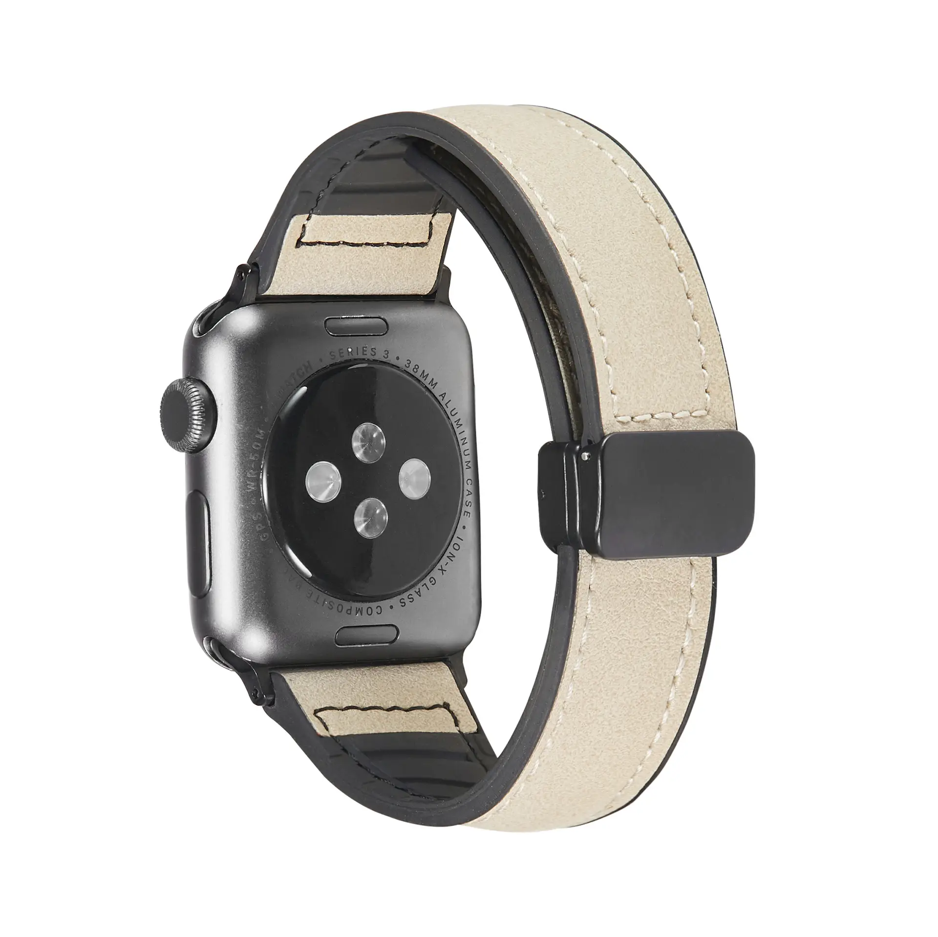 Apple Watch8 Magnetic Silicone Strap Black — feature 13