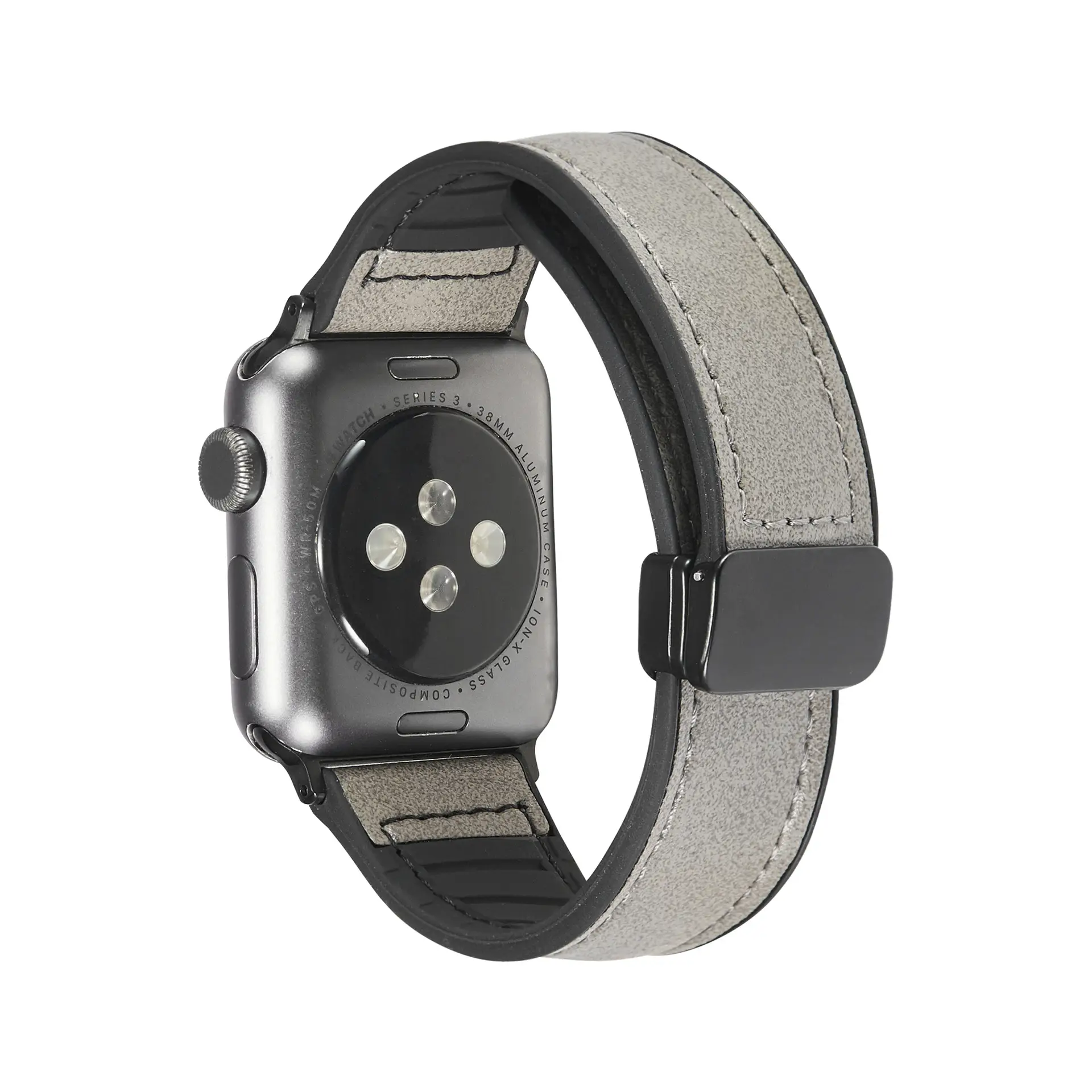 Apple Watch8 Magnetic Silicone Strap Black — feature 9