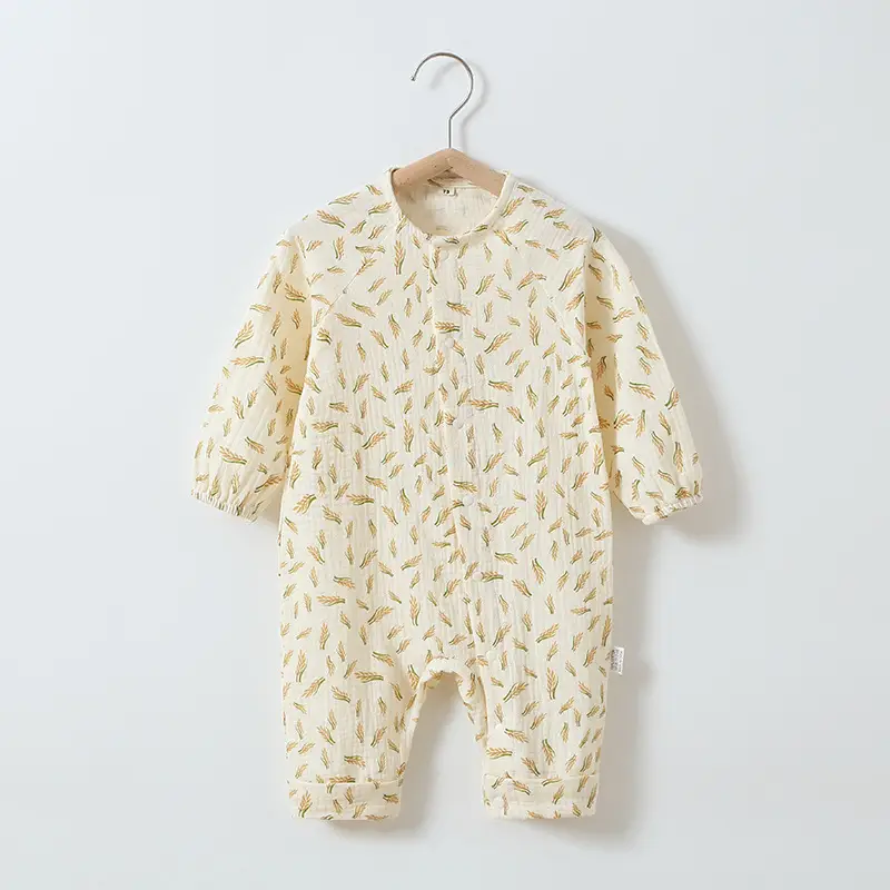 Baby Cotton Gauze Jumpsuit Spring Summer Newborn - Image 10
