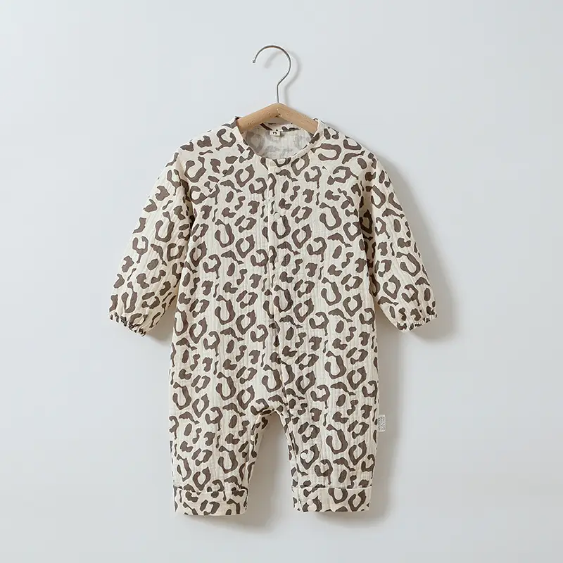 Baby Cotton Gauze Jumpsuit Spring Summer Newborn - Image 6