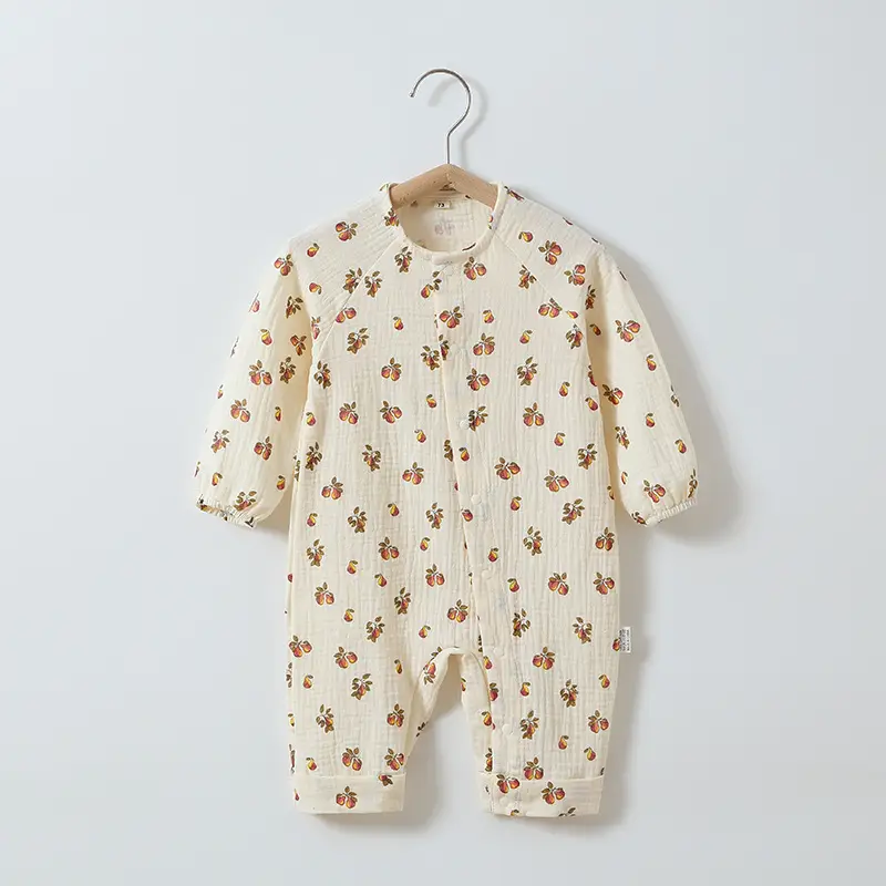 Baby Cotton Gauze Jumpsuit Spring Summer Newborn - Image 8