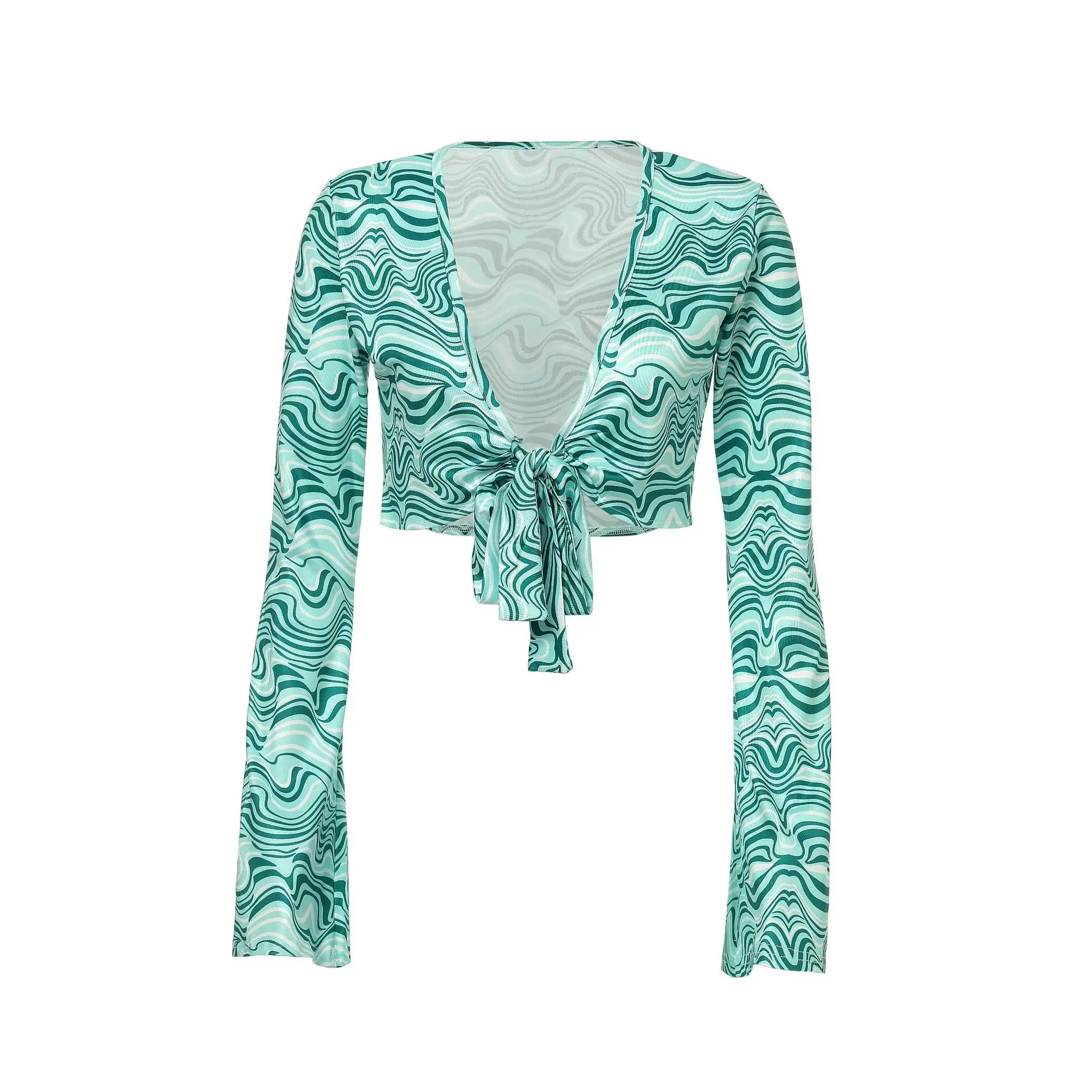 Pink Printed 3-Piece Women's T-Shirt Pants Suit Set - Image 9