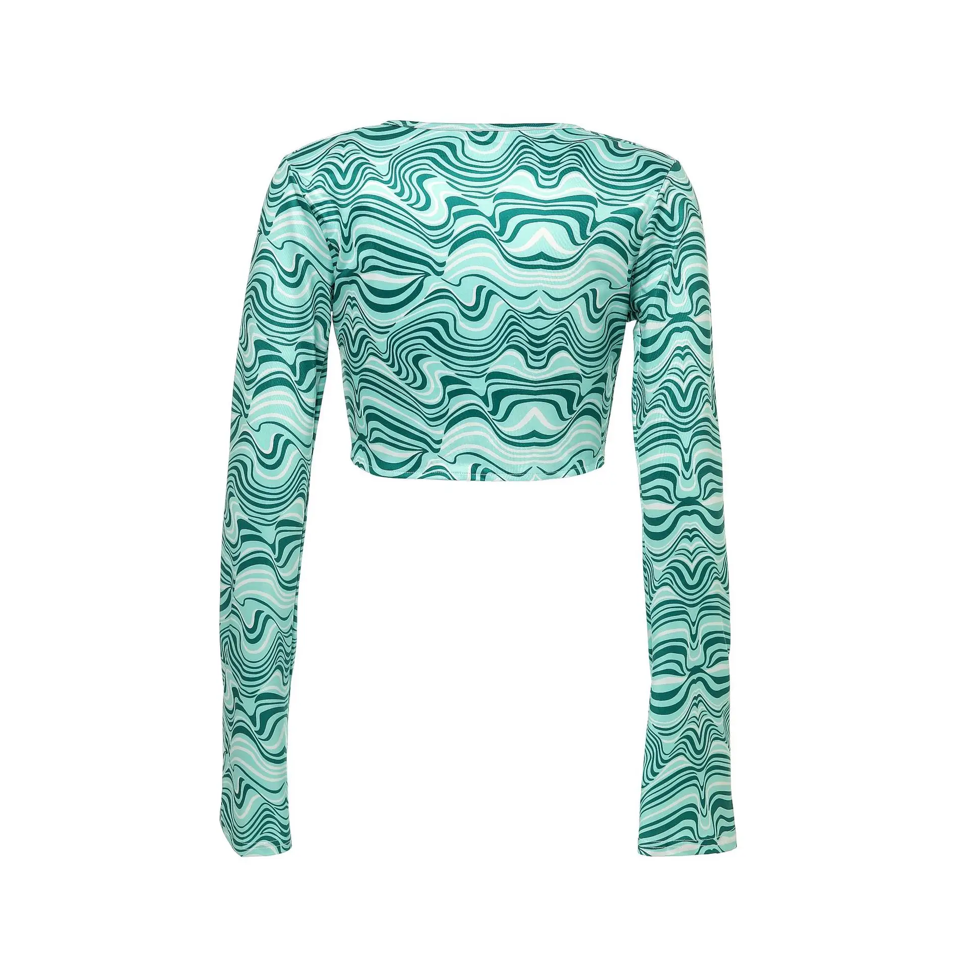 Pink Printed 3-Piece Women's T-Shirt Pants Suit Set — feature 12