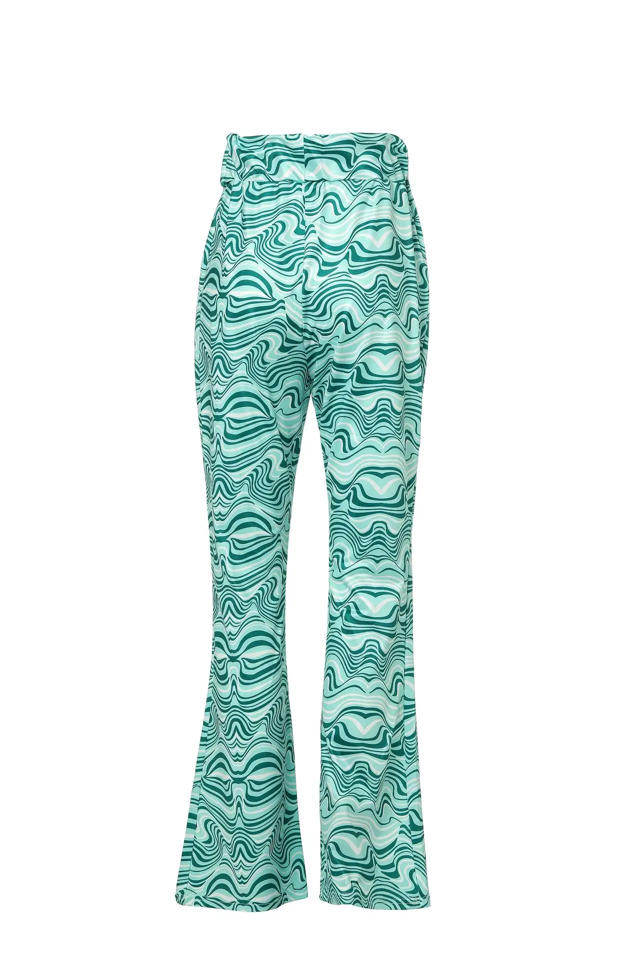 Pink Printed 3-Piece Women's T-Shirt Pants Suit Set — feature 15