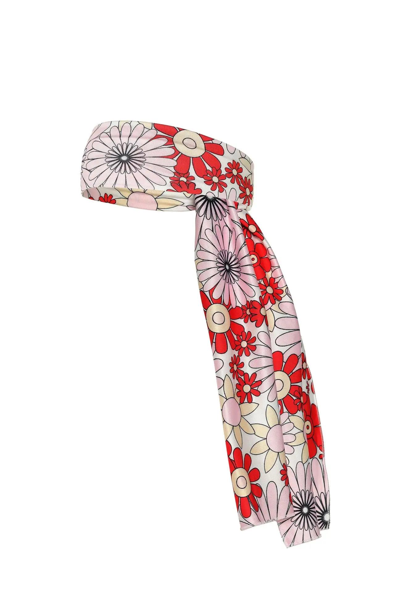 Pink Printed 3-Piece Women's T-Shirt Pants Suit Set — feature 25